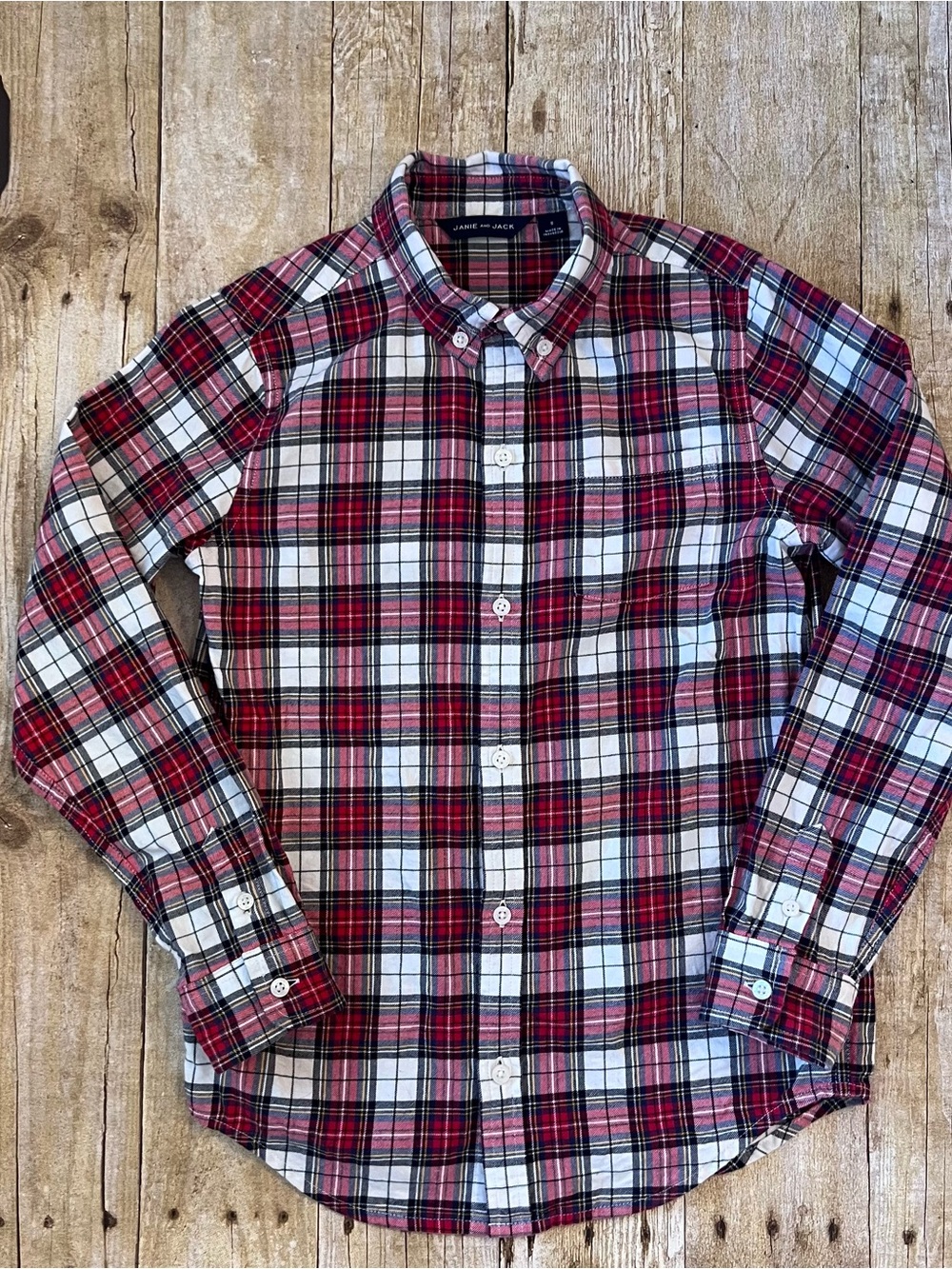 Janie and Jack Plaid Shirt
